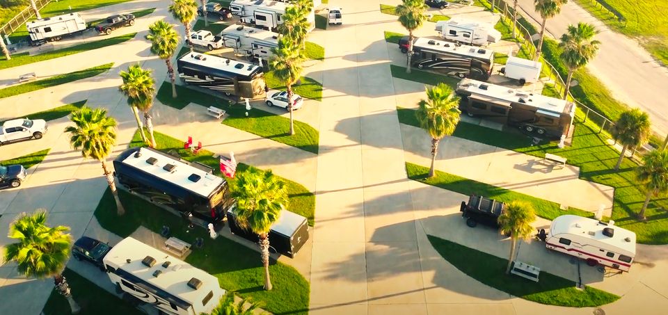 RV sites at Sandpiper RV Resort